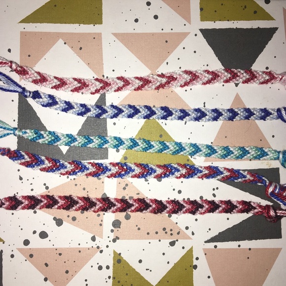 CUSTOM Chevron Friendship Bracelet - Picture 2 of 3